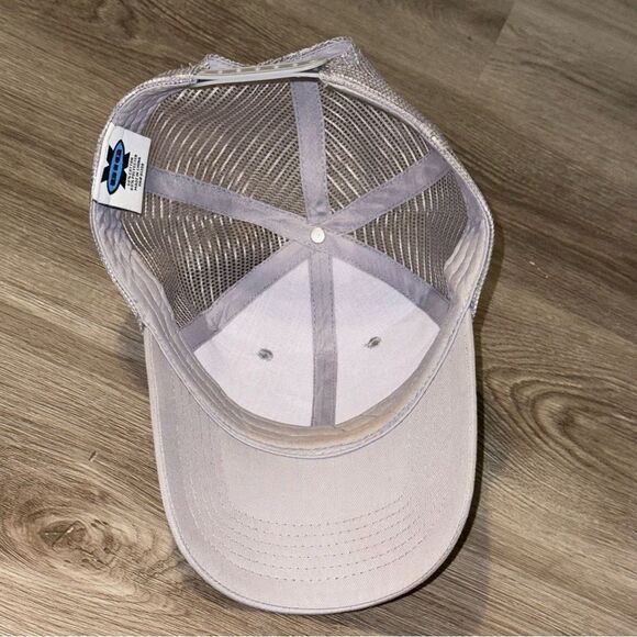 Big X Grey Seaside Beach Snapback Trucker Hat - Picture 8 of 10
